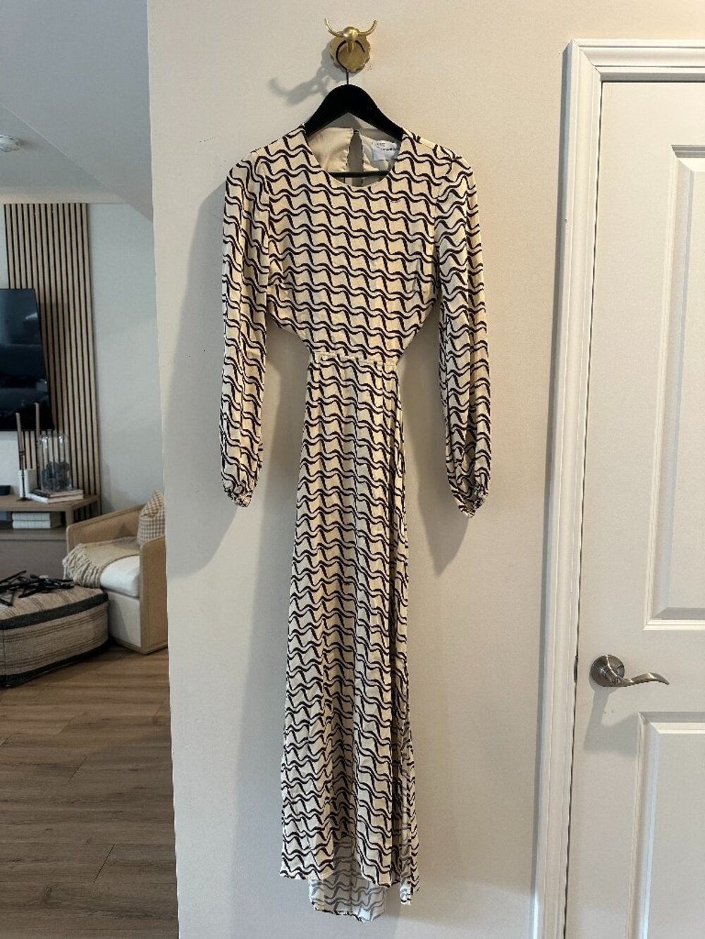 THE WOLF GANG Marrakesh Cut Out Dress in Multi Size X-Small